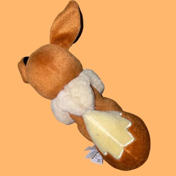 Pokemon Tomy Pokemon Smirking Eevee Goodnight 7" Stuffed Animal - Picture 3 of 4